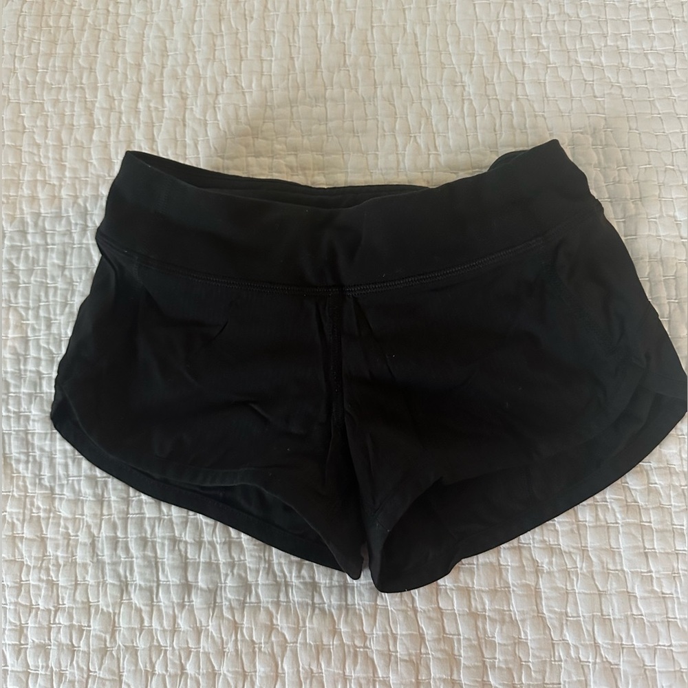 ivivva by lululemon girls black athletic shorts size 7